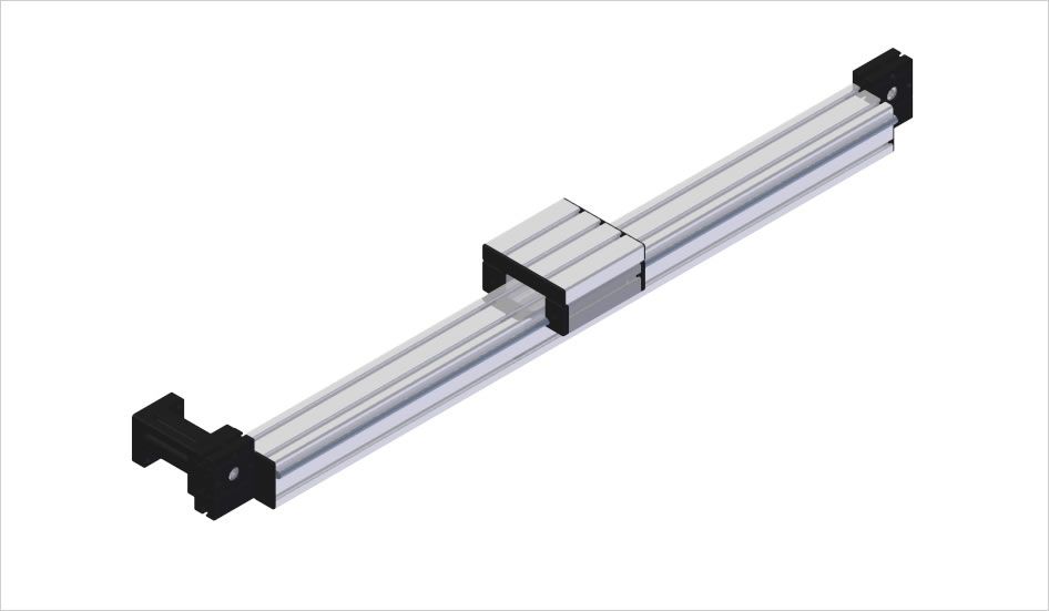Linear slide with timing-belt drive