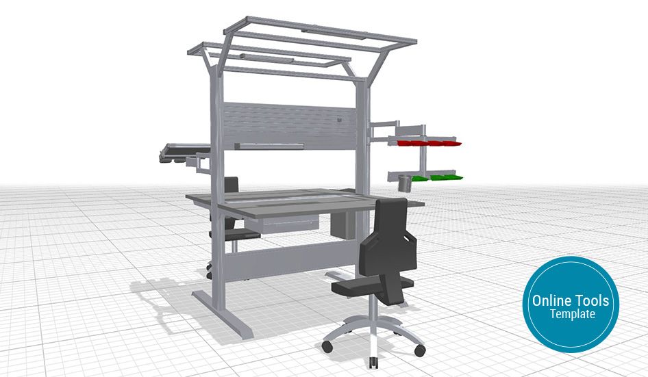 Teamwork – with double work bench F2F